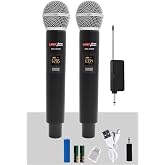 Lastvoice SXC-1099E Şarjlı &Ccedil;İFTLİ EL Telsiz Kablosuz Mikrofon UHF