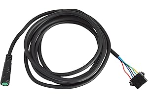HUIOP 5 Pin Electric Bicycle Adapter Cable, 1.7m Waterproof, Ebike Accessory, Display/Controller Extension