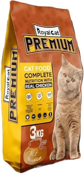 Royal Cat Real Chicken Cat Dry Food, Adult, 3 Kg