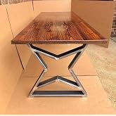 Decorative Metal Table Leg Log Table Leg Furniture Legs 70X60 cm