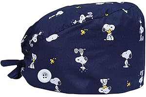 HARPILY 233 Harpily Berretto Chirurgico Donna Cappuccio Chirurgico con Fascia Regolabile per Fodera Medico Cuffietta Cuffia Infermiera Bandana Infermiere Berretto per Uomo e Donna