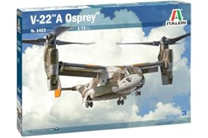 Italeri 1463 V-22 A Osprey, Scala 1:72, Plastic Model Kit, Modello in Plastica da Montare, Modellismo