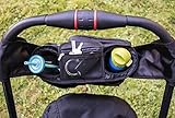 TAHLMANN Organizer für Kinderwagen mit Getränkehalter, Smartphone- und Allzweck-Fach, abnehmbarer Wertsachentasche, universal - 4
