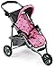 Produktbild Bayer Chic 2000 612 83 Jogging-Buggy Lola, Puppenwagen, Sternchen grau