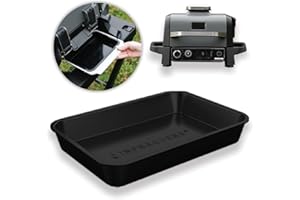 INFRAOVENS SingleDripPans Abtropfschale, Aluminium, Schwarz