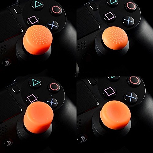 Pack de 8  pcs Analog Controller Gamepad Raised Antislip pulgar stick Grips Thumbsticks Joystick Cap Funda para PS4  PS3  Interruptor Pro  Xbox One  Xbox 360  Wii U  PS2  controlador