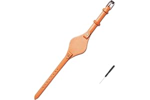 DIYNATUR Weiches Leder-Uhrenarmband, 8 mm, für Fossil ES3077 ES2830 ES3262 ES3060, 21 cm