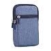Produktbild Outdoor Reisen Sport Taktische Tasche, Asnlove Premium Denim Handy Taille Tasche Outdoorsport Waist Bag-Multifunktional Praktische Ausrüstung Smartphones Ideal 6.3 Zoll für Klettern, Wassersport, Strand, Radfahren,Wandern, Camping - Blau