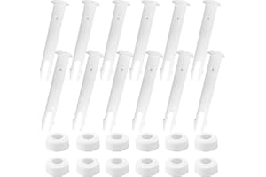 OURDORT 12 pcs Goupilles De Piscine,goupilles goupilles de Rechange,Joints de Piscine en Plastique,Goupilles en Plastique,Joints de Piscine,Broche pour Cadre de Piscine,goupilles de Joint de Piscine (12pcs)