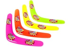 BLUE FROG TOYS Plastic Boomerang Toy - Fun Outdoor Summer Toy