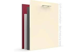 X57 Geschirrspülerfront 19mm voll-, teilintegriert und nach Maß (Magnolia Hochglanz, 594x715mm)