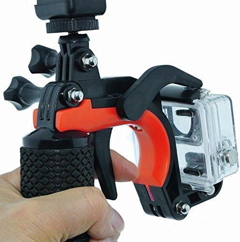 emater 3 in 1 multi-functional buoyancy bar/Shutter Trigger Floating Hand Grip Stick / Phone Clamp for oPro Hero3 / Hero3+ / Hero4,TELESIN Dome Port and Xiaomi Yi Action Cameras