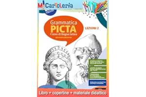 REBILLO GRAMMATICA PICTA LEZIONI 2 + CESARE PUBBLICO E PRIVATO (9788828624455) + copertine + Il tuo libro scolastico copertinato con articoli di cartoleria per la scuola