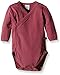 Pippi Baby-Girls Wrap-Around Long Sleeve-Solid Bodysuit, Multicolored (Hawthorn Rose), 6-9 Months (Manufacturer Size:74)