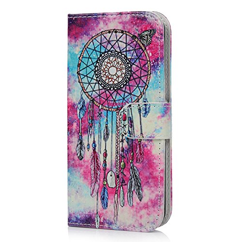 Hülle für Samsung Galaxy A5 2016 Hülle Badalink Schutzhülle Leder TPU Handyhülle Traumfänger Handytasche Wallet Case Ständer Magnet-Schloss Handyhülle Case Cover Flipcase+Mehrfunktional Touch Pen+Staubschutz - 3
