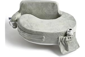 My Brest Friend 0065 Baby Wild - Cojín de Lactancia Americano Super Deluxe, Color: Platino