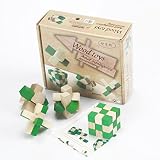 Andux 4pcs / set Puzzle Entsperren Holzspielzeug Kongming Verschluss Luban Lock3D Holz-Würfel Gehirn Teaser Puzzle Wizard Magic Cube 4 Satz KMS-01 - 6