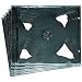 Produktbild CD-Leerhüllen Doppel-CDs für CDs Spiele DVDs Blurays 12cm schwarz 5er-Pack MegaKick