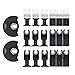 Produktbild Kbsin212 Holz Schneiden Blade Kit - Typ Universal Multifunktions-Swing-Saw Holz Metall Holz Pendelndes Multitool Quick Release Sägeblatt-Set  20 Stück