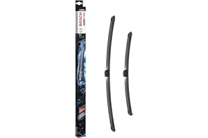 Bosch Balais d'Essuie–Glace Plats Aerotwin A206S, Longueur: 650mm/475mm – 1 Paire de Balais avant