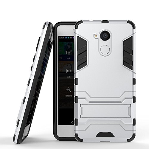 Custodie e cover Per Huawei Nova Smart,TPU +PC combinata,una protezione a 360 gradi,durevole, forte,di prima classe tecnologia anti-shock(bianco)