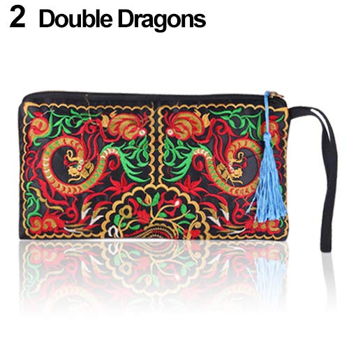 Preisvergleich Produktbild Bangle009 Damen Geldbörse / Geldbörse / Geldbörse / Geldbörse / Geldbörse / Geldbörse / Geldbörse / Geldbörse / Geldbörse / Münzhalter / , 1, Double Dragons