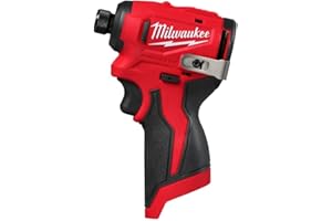 Milwaukee M12 Subcompact Brushless 1/4 Inch Hex Impact Driver (strumento nudo)