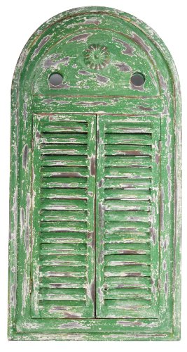 Esschert WD12 Spiegel Louvre verwittertes, grün - 2