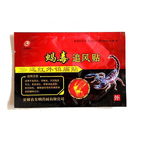 DR CHOW 24 Aufkleber/3 Taschen chinesische schmerzstillende Salbe lindert rheumatoide Arthritis und Knie Rückenschmerzen