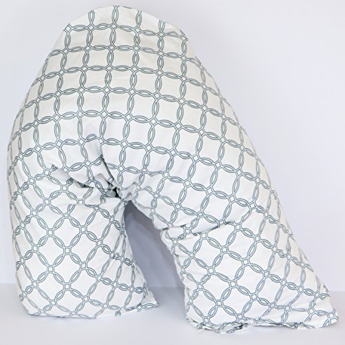 Adamlinens T200 V Pillowcase for V Shaped Pillows Printed Heahphones V Pillow Case Cover Only