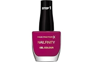 Max Factor Smalto Unghie Nailfinity Gel Colour, Smalto a Lunga Tenuta Effetto Gel, 340 Vip