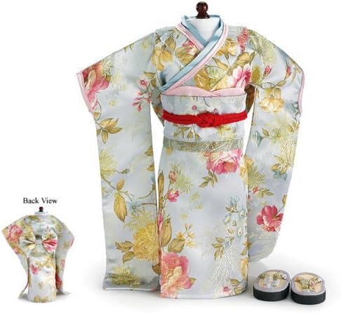 Sun Japanese Kimono, Obi Sash and Sandals ~ Fits 18" American Girl Dolls