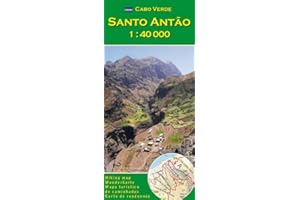 Santo Antão 1 : 40 000 (Carte de randonnées pour les îles du Cap Vert)