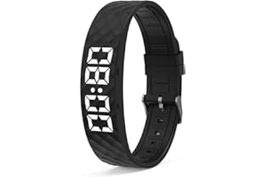 Reiteag Vespire Wecker Armband – Smartes Vibrationsarmband für sanftes Aufwachen & besseren Schlaf, leise, wasserdicht, mit Langer Akkulaufzeit (Schwarz)