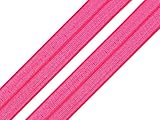 falzgummi spitze Farbe: pink Schnoschi 2 Meter Elastisches Einfassband 18 mm Pink