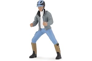 Papo -Dipinta a mano- figurina-Cavalli, puledri e pony-Cavaliere giovane -52008-Collezione -Adatto a bambini e bambine - A partire dai 3 anni di età