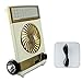 Produktbild Tragbare Fan 3 In 1 Multifunktions Mini Fan LED Tischlampe Taschenlampe Solar Licht Für Camping Solar Fan Für Outdoor