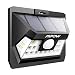Produktbild Mpow 18 LED Solar Bewegungsmelder Licht, Wand-Licht, Solar Panel-hohe Effizienz, Erfassungswinkel 120 °, wetterfest, hohe Licht Außen für Garten, Kopfsteinpflaster, Beeteinfassung, Garage, Weg und Hof