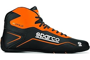 Sparco K-Pole Shoes Size 43 Black/Fluo Or