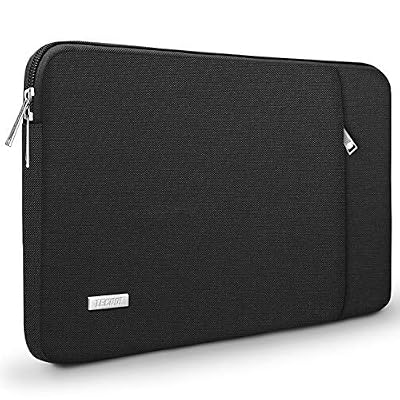 TECOOL Housse pour Ordinateur Portable, Pochette de Protection Sacoche pour 15-15,6 Pouces Netbook Ultrabooks Acer ASUS Dell HP Huawei Lenovo Thinkpad, Noir