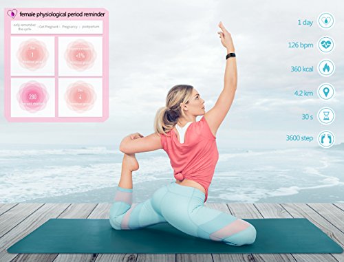 MorePro Waterproof Fitness Tracker, Color Screen Activity Tracker with Heart Rate Blood Pressure Monitor, Wearable Smart Bracelet Pedometer Watch with Sleep Monitor for Woman Men Kids - Image 8