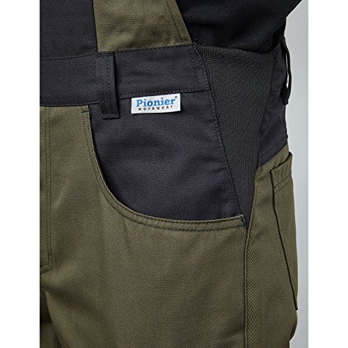 PIONIER WORKWEAR Herren Latzhose Resist 1 in oliv (Art.Nr.9471) - 3