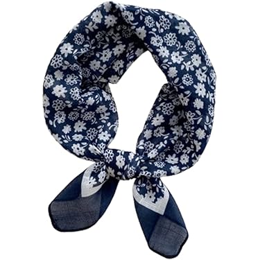 Foulard 100 % Soie De Mûrier Pour Femme - Écharpe Carrée Légère En Satin - Petite écharpe En Soie Pour Dormir - 53,3 X 53,3 Cm, 41 Géométrique Bleu Et Jaune