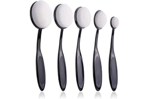 UNIMEIX 5 Pack Blending Brush for Card Making Crafting Ink Blender Brushes Set Tool Crafter Paper Background Brush Drawing Scrapbooking & Stamping Supplies (Black)
