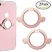 Produktbild Telefon Handyhalterung handy ring halter / Ständer/ 2 pcs Handy Finger ring Halterung Auto Halterung Ständer für iPhone 6S 7 8 Plus, Samsung Galaxy S7 S8 Edge Smartphone tablet phone ring holder