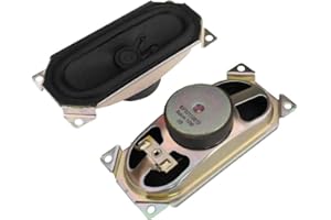 TECNOSTORE Haut-parleur haut parleur 10 W 8 OHM 11 x 5 cm boîtier acoustique audio câble microphone