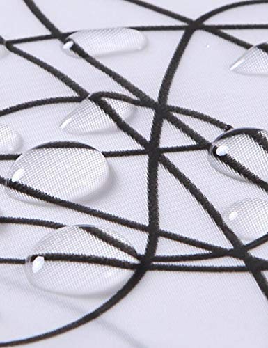 Yul Mildew Resistant Shower Curtains Bathroom Waterproof Shower Curtains Keep Warm Thicker Bathroom Hanging Curtains (A Variety of Sizes Optional) Household