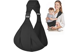 AOOWU Babytrage, Kleinkind Trage Seitlich,Verstellbare Ergonomisch Toddler Carrier, Babytrage Seitlich Baby Trage Für Neugeborene Bis 0-36 Monaten, Kleinkinder bis 25kg, Kleinkinder Tragegurt