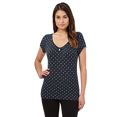 J By Jasper Conran Womens Dark Grey Star Pyjama Top 16