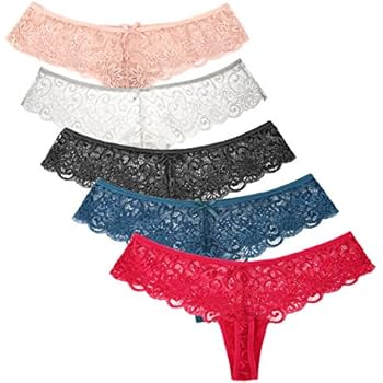 Closecret Womens Simple And Comfortable Thong Panties Women Set Of